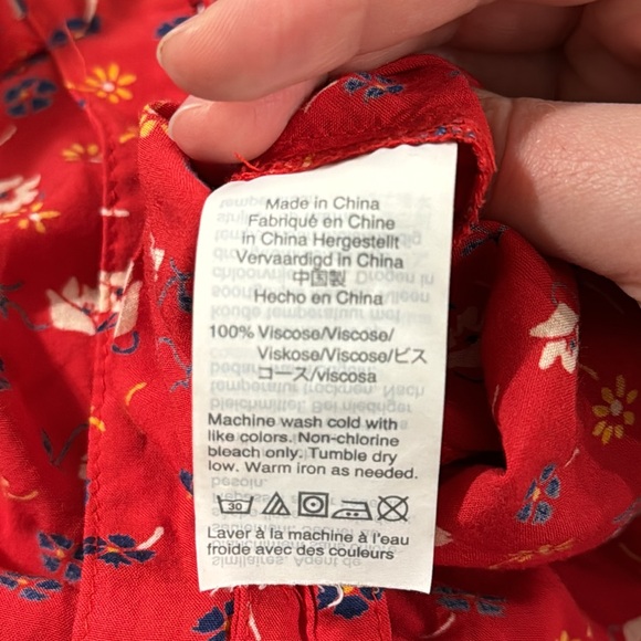 Madewell Button-Down Cami Top in Prairie Posies Size 4 - Picture 10 of 10